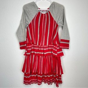 malley too gray red knit dress christmas